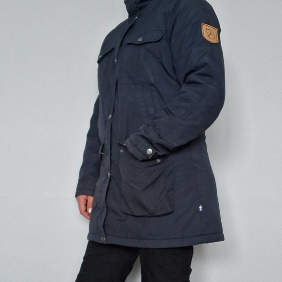Fjallraven Greenland Parka MEDIUM Navy GUC - Picture 6 of 16